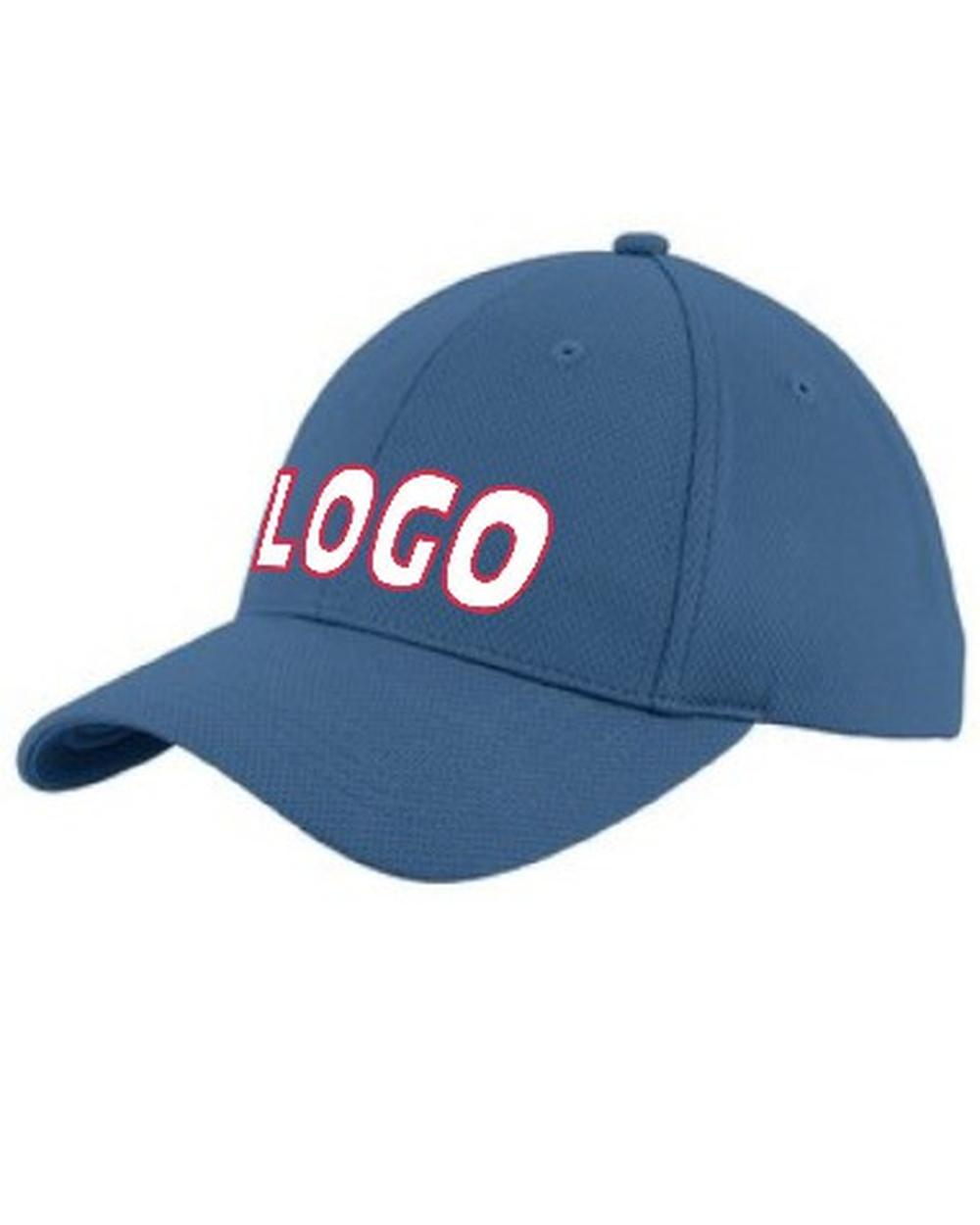 Sport-TEK PosiCharge RacerMesh Custom Cap, color: Dawn Blue