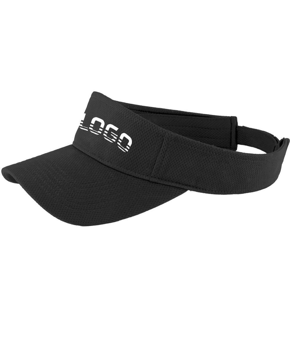 Sport-TEK PosiCharge RacerMesh Custom Visor, color: Black