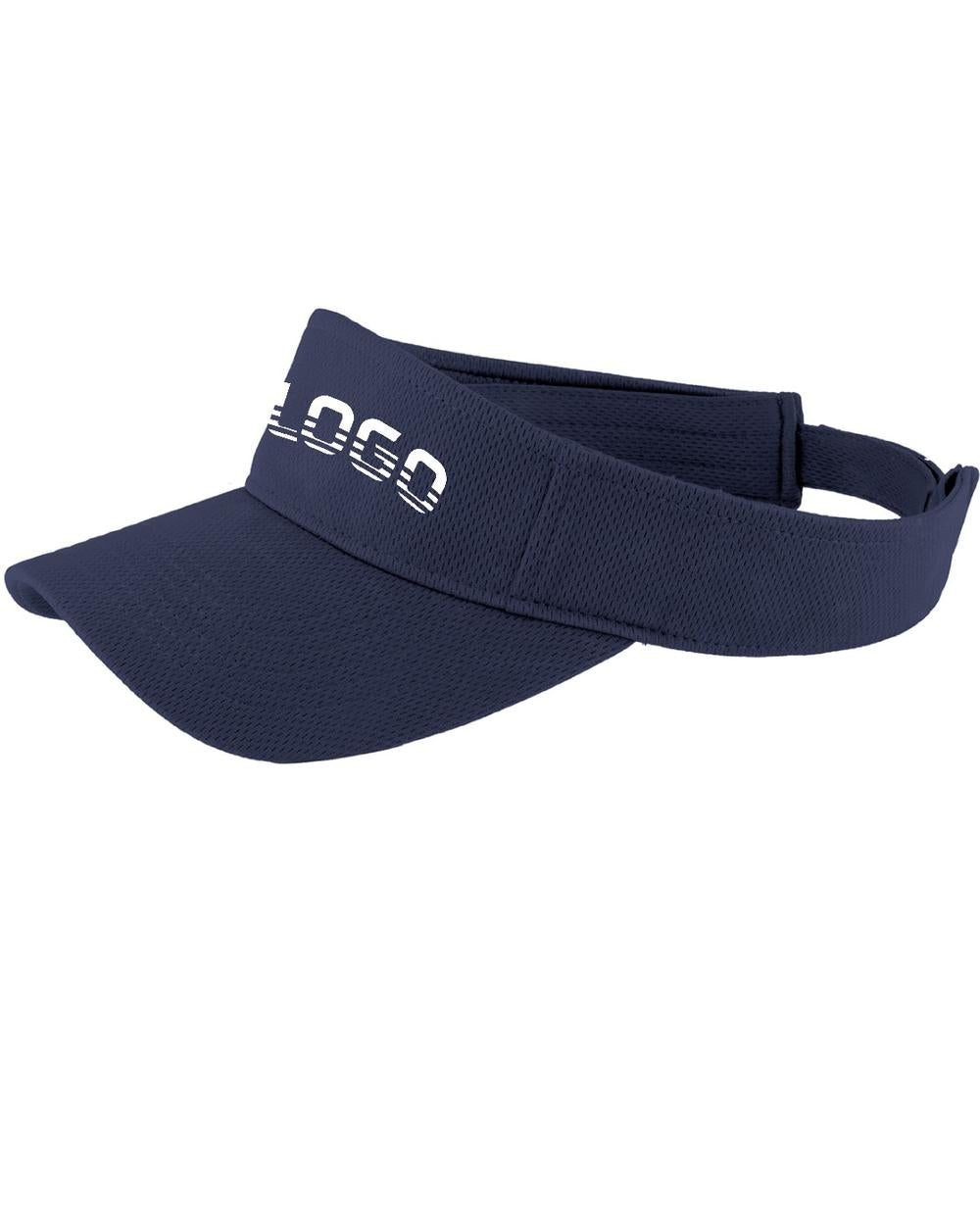 Sport-TEK PosiCharge RacerMesh Custom Visor, color: True Navy