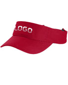 Sport-TEK Action Custom Visor, color: True Red