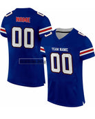 SportUniform GOAT Sublimated Football Jersey, color: Royal/White