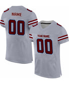 SportUniform GOAT Sublimated Football Jersey, color: Grey/Maroon