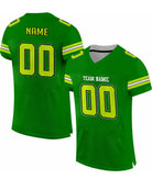 SportUniform GOAT Sublimated Football Jersey, color: Kelly/Yellow