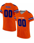 SportUniform GOAT Sublimated Football Jersey, color: Orange/Royal