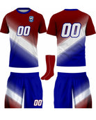 SportUniform Gazal Sublimated Soccer Uniform, color: Maroon