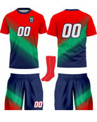 SportUniform Gazal Sublimated Soccer Uniform, color: Red