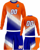 SportUniform Gazal Sublimated L/S Soccer Uniform, color: Orange