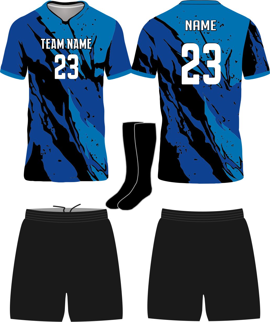 SportUniform Rebel Sublimated Soccer Uniform, color: Royal