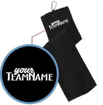 TW60WL  Custom Towel, color: Black
