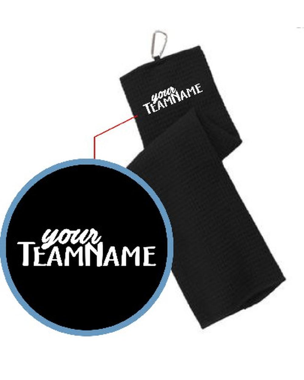 Port Authority Custom Towel, color: Black