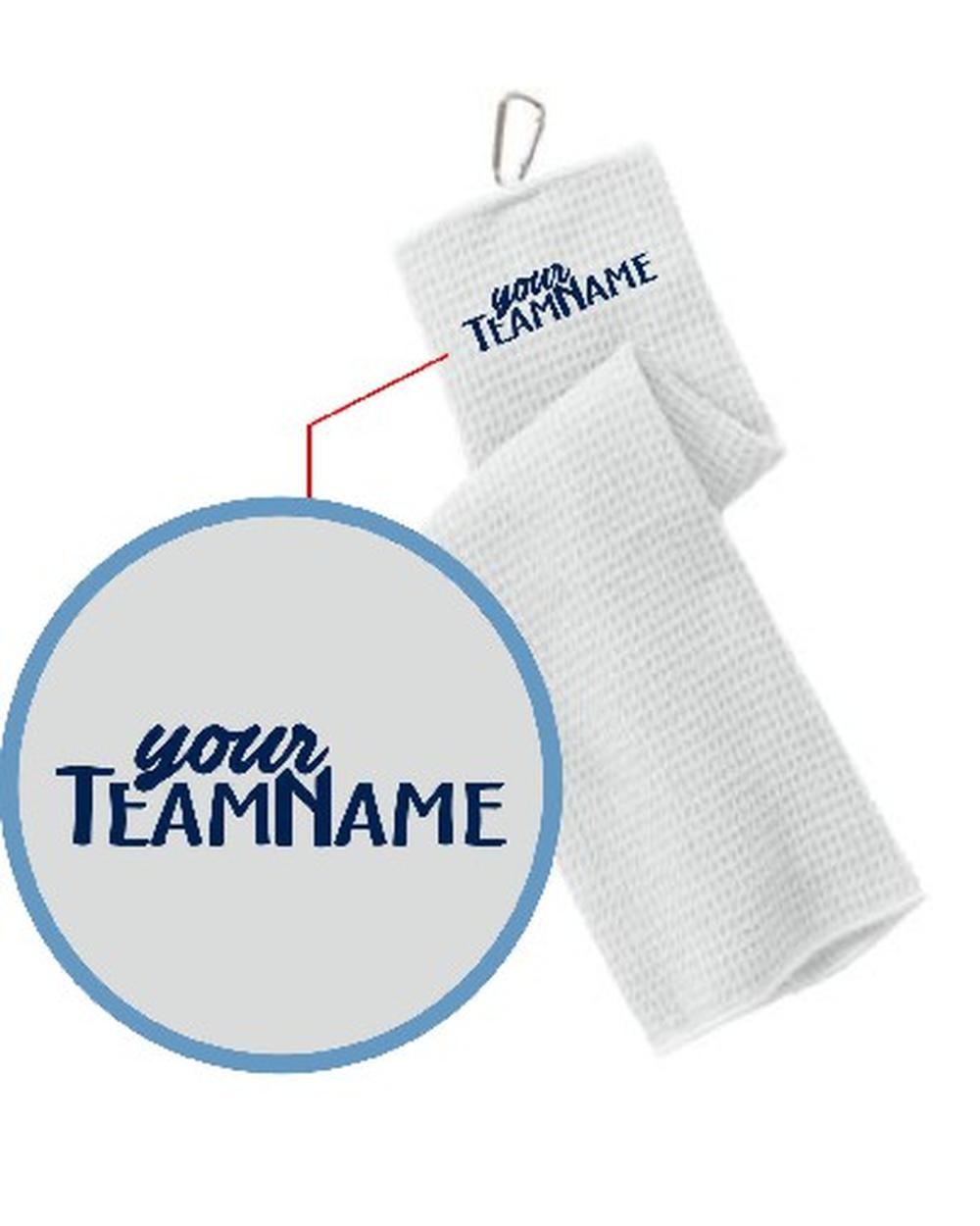 Port Authority Custom Towel, color: White