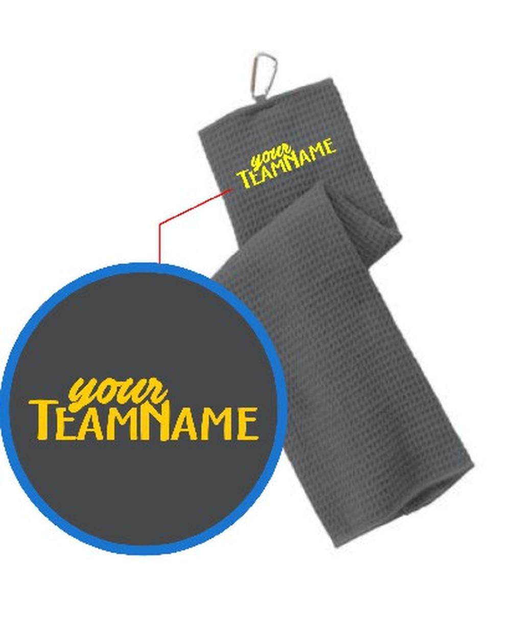 Port Authority Custom Towel, color: Deep Smoke