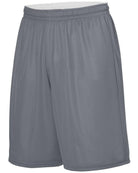 Augusta Alley-Oop Reversible Basketball Short, color: Graphite/White