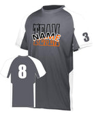 Augusta Cutter Custom Cross-Training Jersey, color: Graphite/White