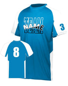 Augusta Cutter Custom Cross-Training Jersey, color: Power Blue/White