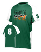 Augusta Cutter Custom Cross-Training Jersey, color: Dark Green/White