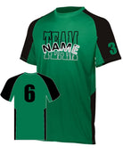 Augusta Cutter Custom Cross-Training Jersey, color: Kelly/Black