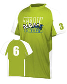 Augusta Cutter Custom Cross-Training Jersey, color: Lime/White