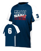 Augusta Cutter Custom Cross-Training Jersey, color: Navy/White