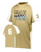 Augusta Cutter Custom Cross-Training Jersey, color: Vegas Gold/White