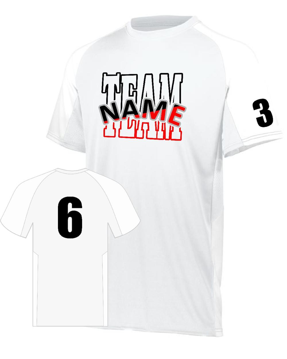 Augusta Youth Cutter Custom Cross-Training Jersey, color: White/White