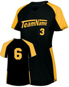 Augusta Cutter Custom Softball Jersey, color: Black/Gold