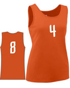 Augusta Value Training Numbered Basketball Jersey, color: Orange