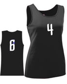 Augusta Value Training Numbered Basketball Jersey, color: Black