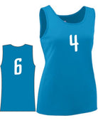 Augusta Value Training Numbered Basketball Jersey, color: Power Blue