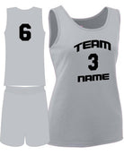Augusta Custom Value Training Basketball Uniform, color: Silver Grey