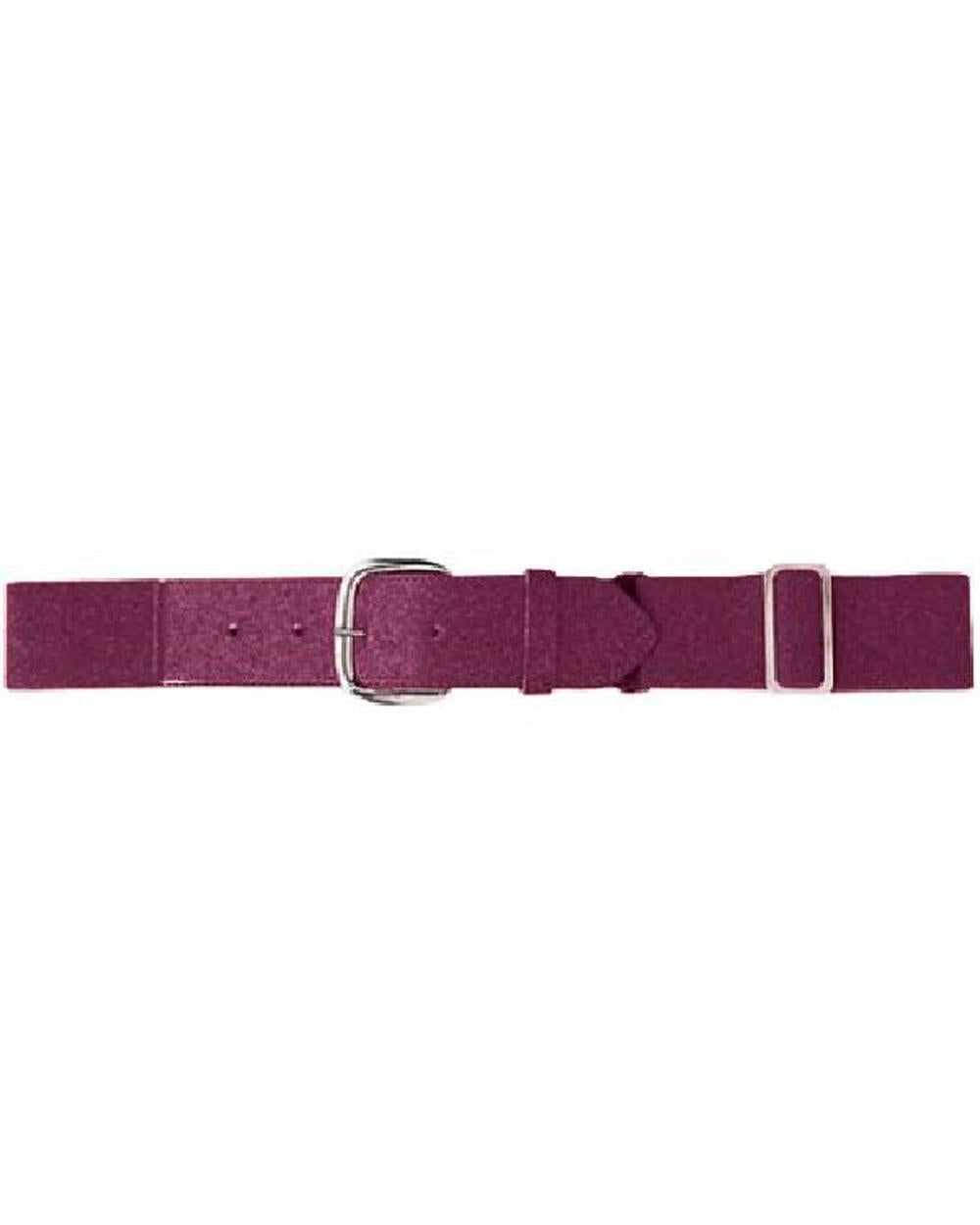 Augusta Men's Elastic Pro Baseball Belt, color: Maroon
