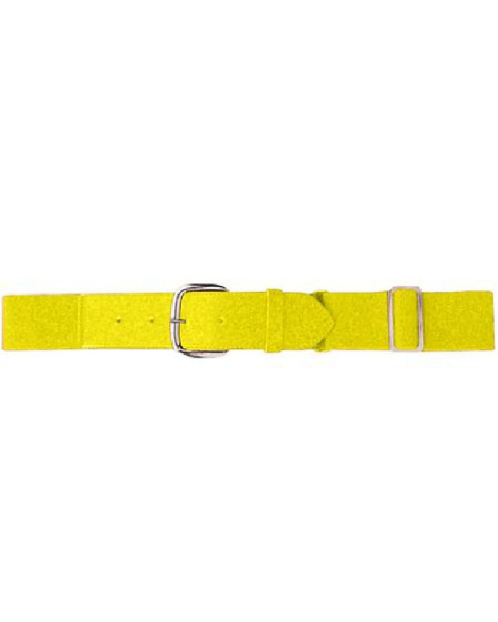 Augusta Men's Elastic Pro Baseball Belt, color: Power Yellow
