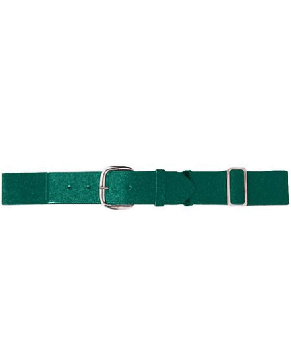 Augusta Men's Elastic Pro Baseball Belt, color: Dark Green