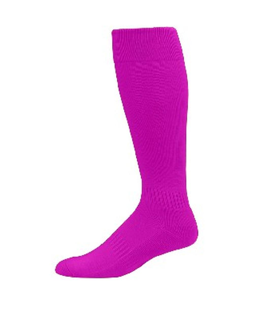 Augusta Elite Multi-Sport Socks, color: Power Pink