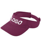 Augusta Athletic Mesh Custom Visor, color: Maroon