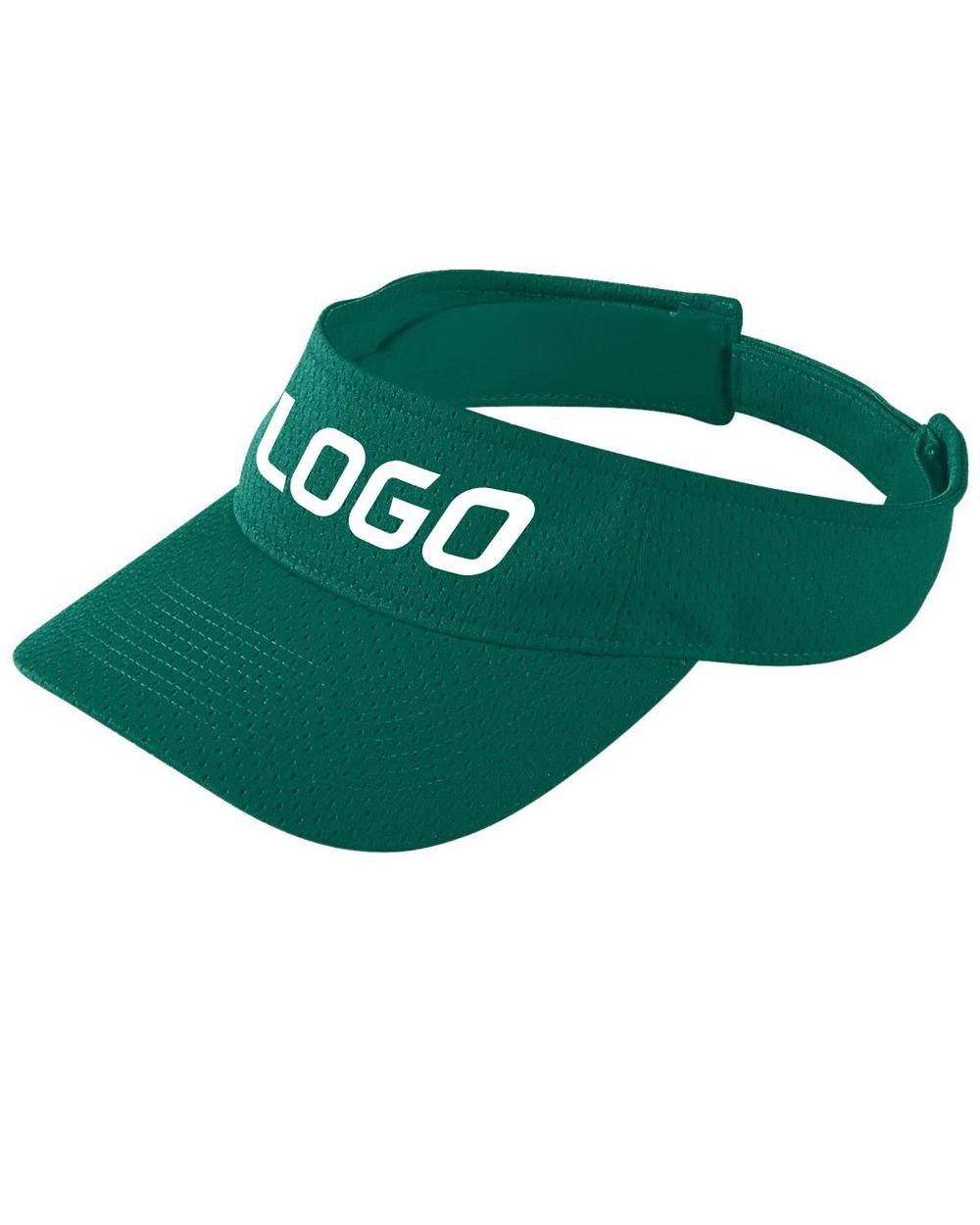 Augusta Athletic Mesh Custom Visor, color: Dark Green