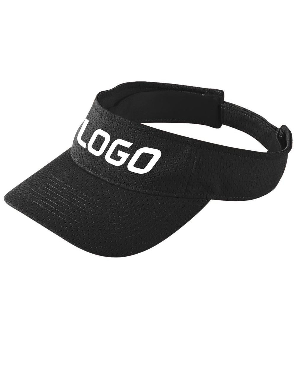 Augusta Youth Athletic Mesh Custom Visor, color: Black