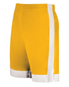 Augusta Match-Up Basketball Short, color: Gold/White