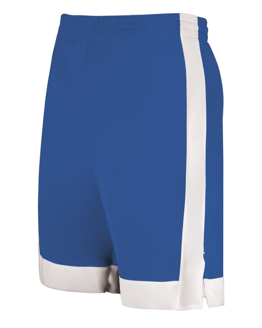 Augusta Men's Match-Up Basketball Short, color: Royal/White
