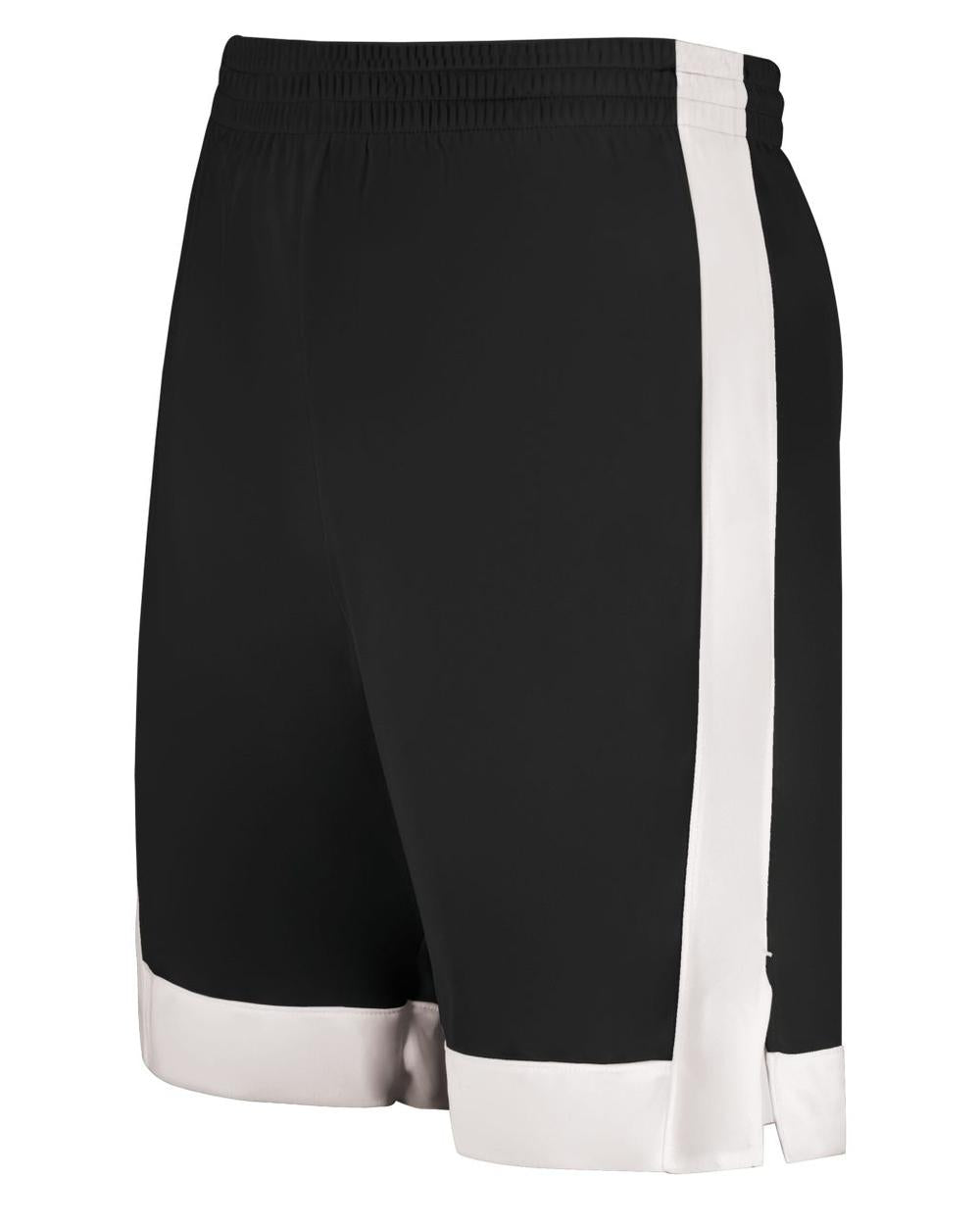 Augusta Men's Match-Up Basketball Short, color: Black/White