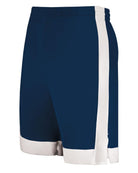 Augusta Match-Up Basketball Short, color: Navy/White