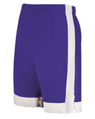 Augusta Match-Up Basketball Short, color: Purple/White
