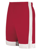 Augusta Match-Up Basketball Short, color: Scarlet/White