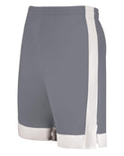 Augusta Match-Up Basketball Short, color: Graphite/White