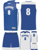 High 5 Custom Reversible Basketball Uniform, color: Royal/White