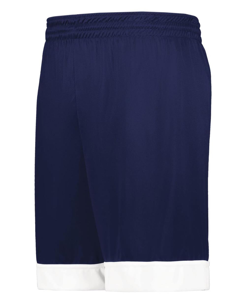 Augusta Men's Reversible Basketball Short, color: Navy/White