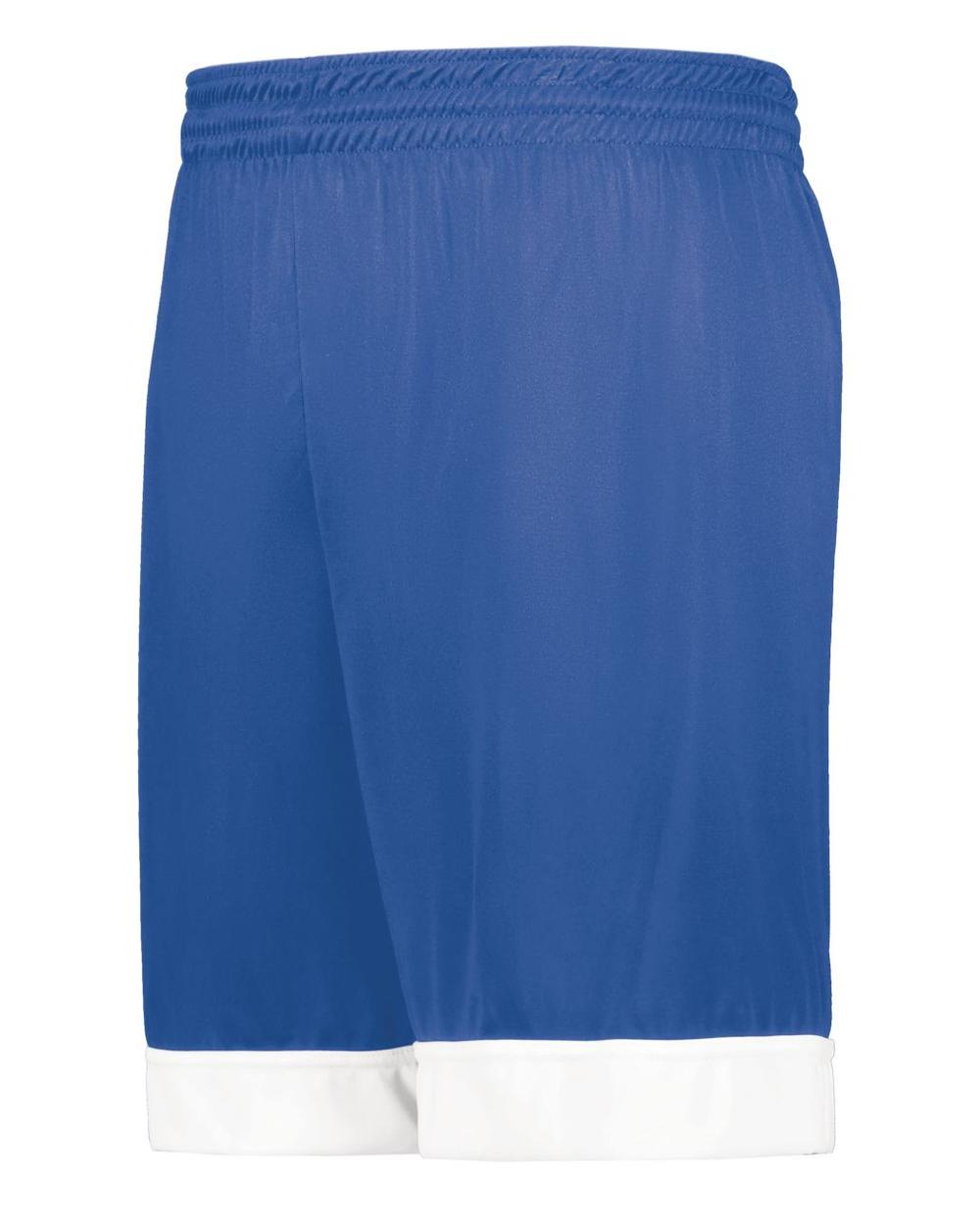 Augusta Men's Reversible Basketball Short, color: Royal/White