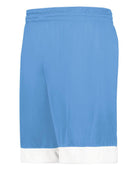 Augusta Reversible Basketball Short, color: Columbia Blue/White