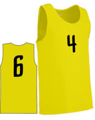Augusta Value Training Numbered Basketball Jersey, color: Power Yellow