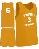 Augusta Custom Value Training Basketball Uniform, color: Gold